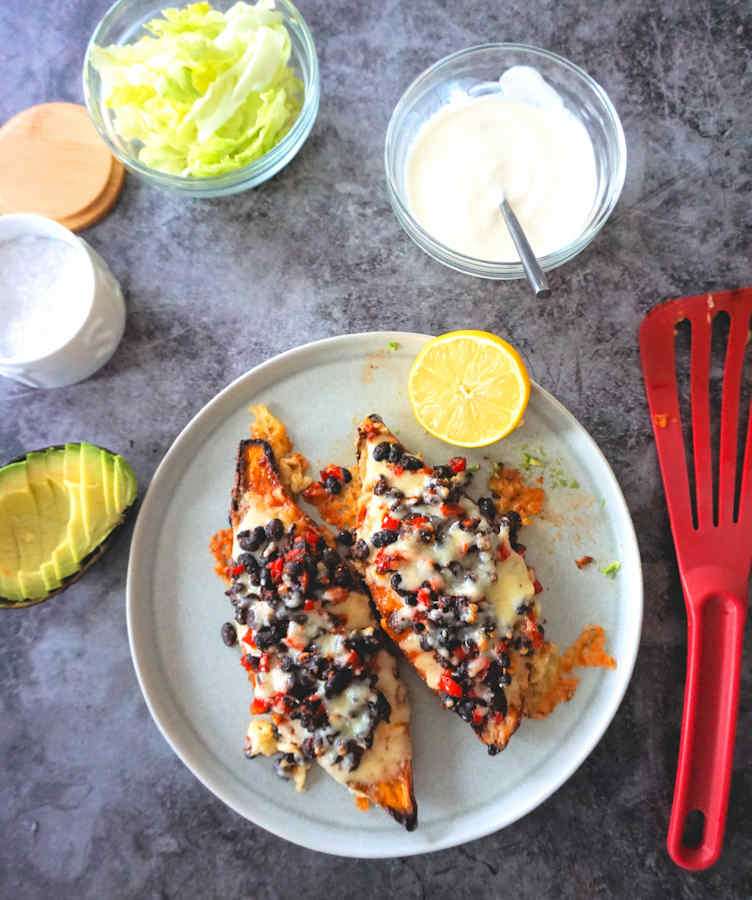 Sweet Potatoes With Black Beans | Recipe | Cuisine Fiend